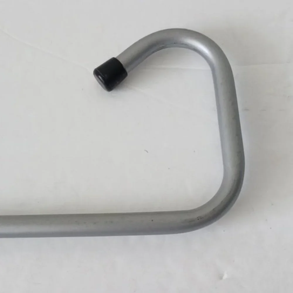 Heavy Duty S Shape Hanger 4 Pants Jeans Storage Rack Organizer Silver Metal 1 pc